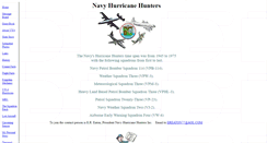 Desktop Screenshot of navyhurricanehunters.com